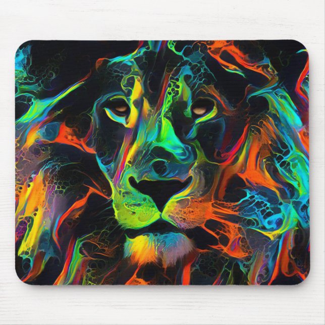 Lion Mouse Pad (Front)