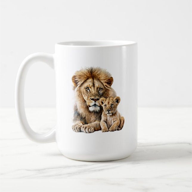 Lion Mug (Left)