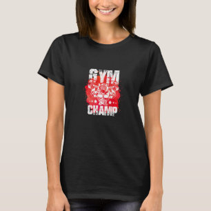 Lion Muscles Bodybuilding Gym Fitness Workout Cham T-Shirt