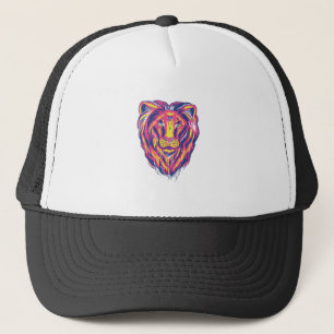 Lion Muzzle, African Big Cat Trucker Hat