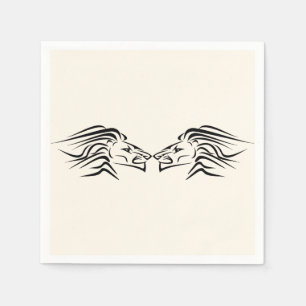 Lion Napkins - Choose Colour