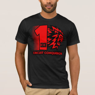 Lion number 1 circuit conqueror racing car driver T-Shirt