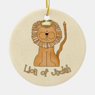 Lion of Judah Ceramic Ornament