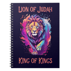 Lion of Judah Christian Faith Jesus Gift Notebook