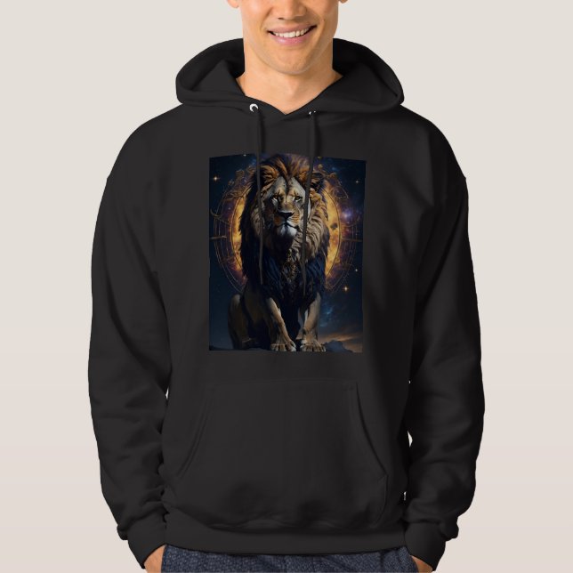 Lion of Judah Christian Jesus Christ Faith Hoodie (Front)