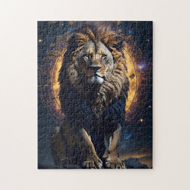 Lion of Judah Christian Jesus Christ Faith Jigsaw Puzzle (Vertical)