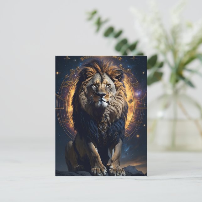 Lion of Judah Christian Jesus Christ Faith Postcard (Standing Front)