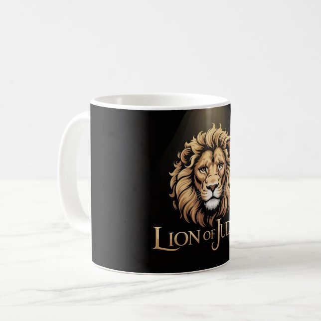Lion of Judah Coffee Mug (Front Left)
