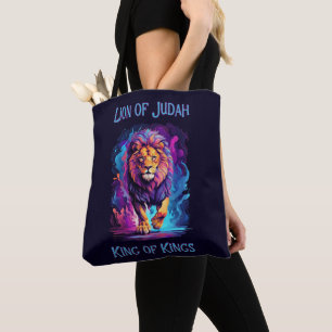 Lion of Judah Faith Jesus Christian Gift Tote Bag