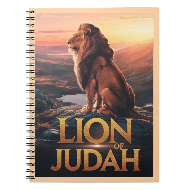 Lion of Judah- Faith Notebook (Front)