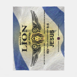 Lion of Judah Fleece Blanket