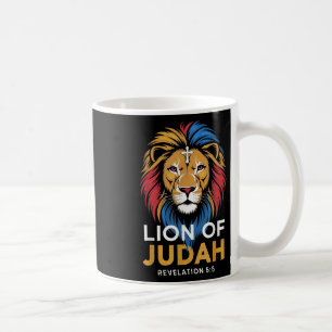 Lion Of Judah God Jesus Cross Christian Religious  Coffee Mug