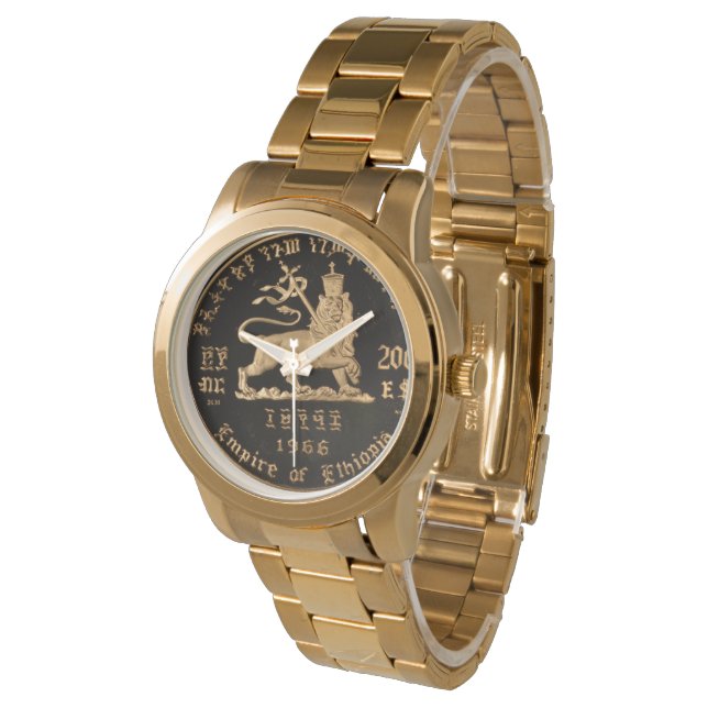 Lion of Judah - Haile Selassie - Rastafari Watch A (Angled)