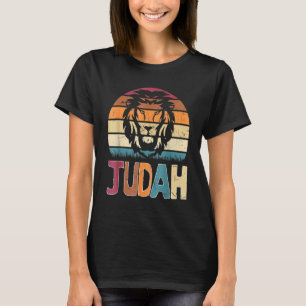 Lion Of Judah Hebrew Israelite Clothing Men Retro T-Shirt