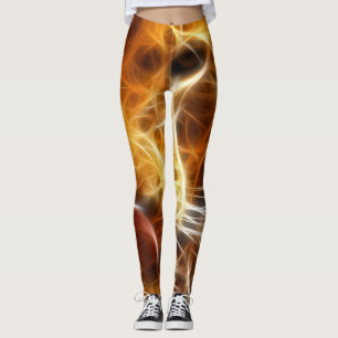 Lion of Judah - Jah Rasta - Power Yoga Leggings