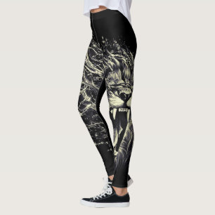 Lion of Judah - Jah Rasta - Power Yoga Leggings