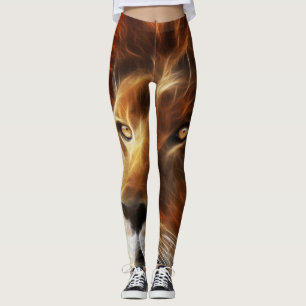 Lion of Judah - Jah Rasta - Power Yoga Leggings