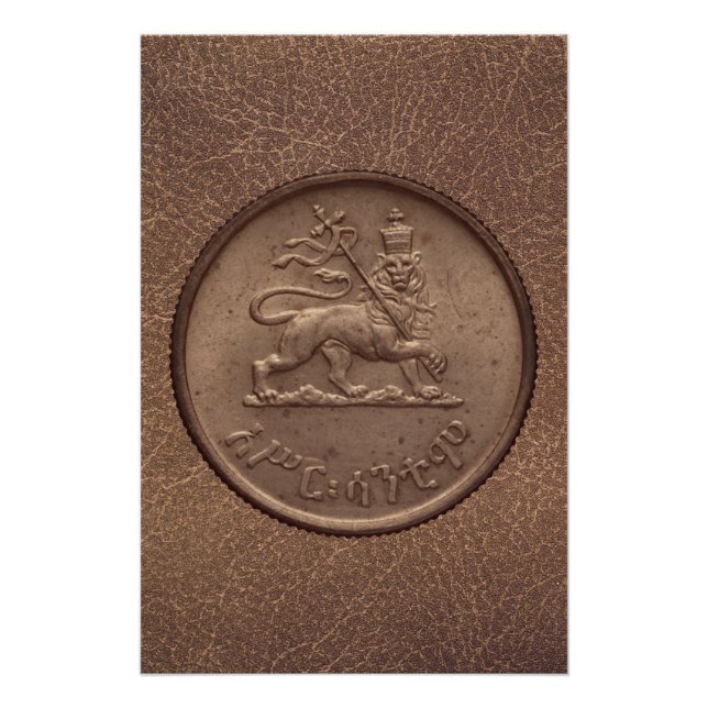 Lion of Judah Jah Rastafari Reggae Roots Poster (Front)