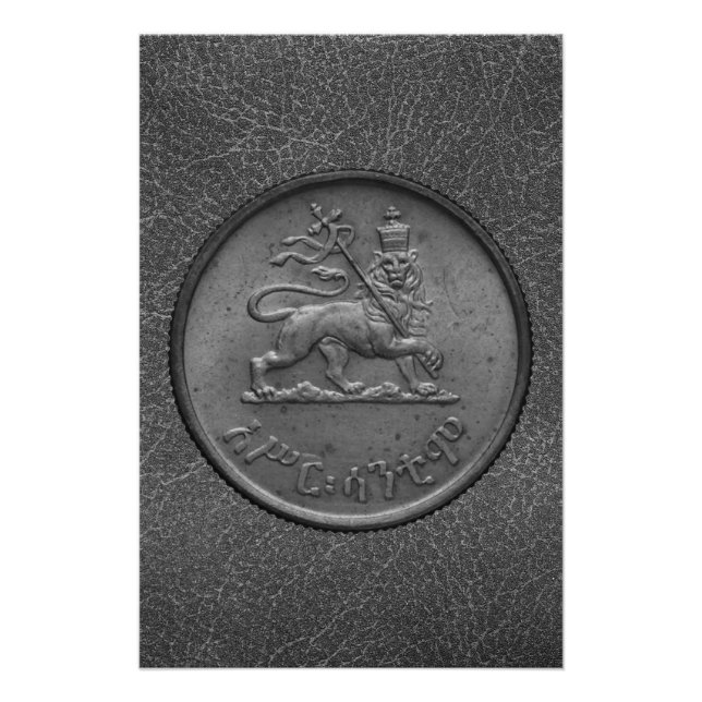 Lion of Judah Jah Rastafari Reggae Roots Poster (Front)