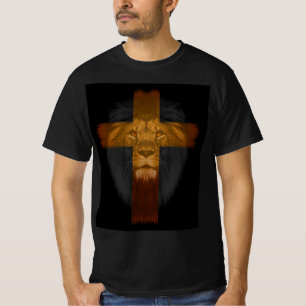 LION OF JUDAH JESUS Christian T-shirts