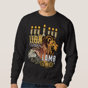 Lion Of Judah Lamb Of God Men's Sweatshirt