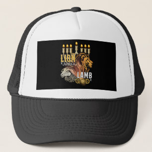 Lion Of Judah Lamb Of God Trucker Hat
