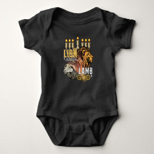 Lion Of Judah Lamb Of God Unisex Baby Bodysuit