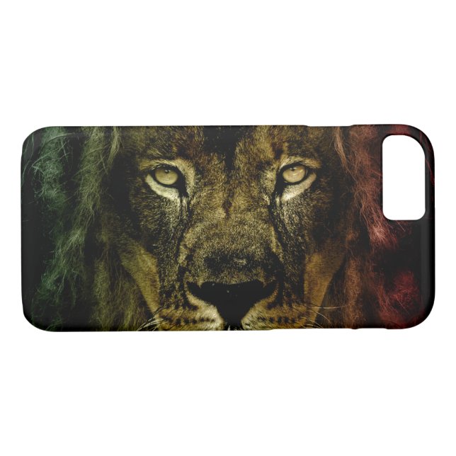 Lion of Judah - Lion - Rastafari - iPhone Case (Back (Horizontal))