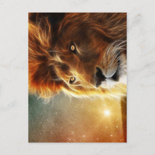 Lion of Judah - Lion - Rastafari - Postcard