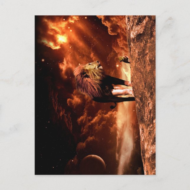 Lion of Judah - Lion - Rastafari - Postcard (Front)