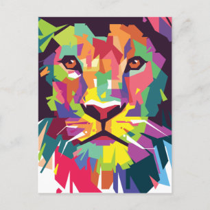 Lion of Judah - Lion - Rastafari - Postcard