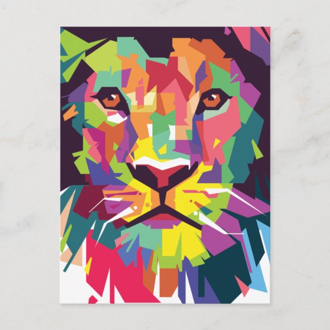 Lion of Judah - Lion - Rastafari - Postcard (Front)