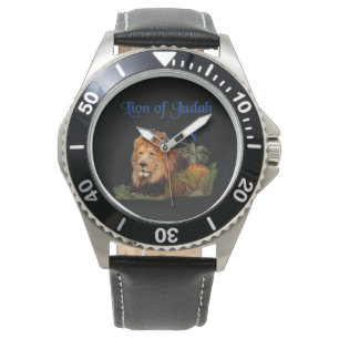 Lion of Judah mens Christian watches