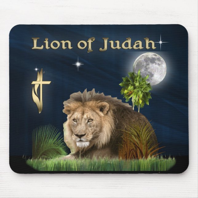 Lion of Judah Mouse Pad (Front)