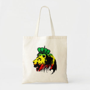 Lion Of Judah Rasta Tote Bag