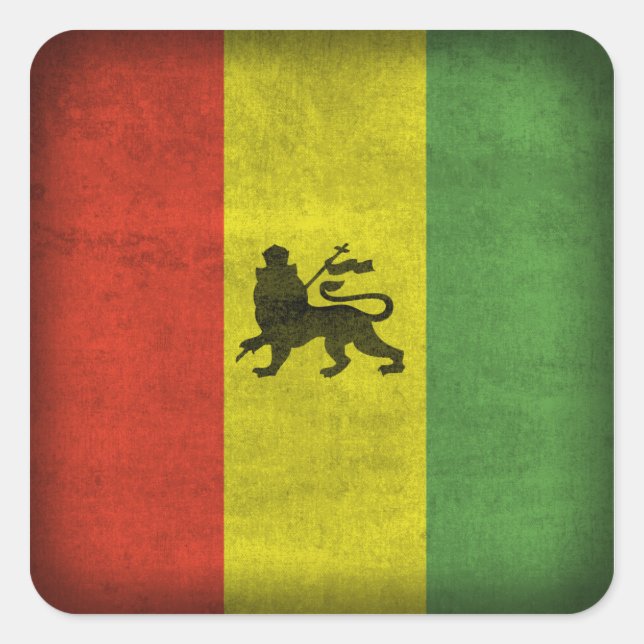 Lion of Judah Square Sticker (Front)