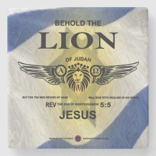 Lion of Judah Stone Coaster