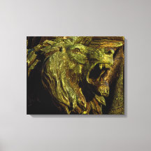 LION OF JUDAH Stretched Canvas Art