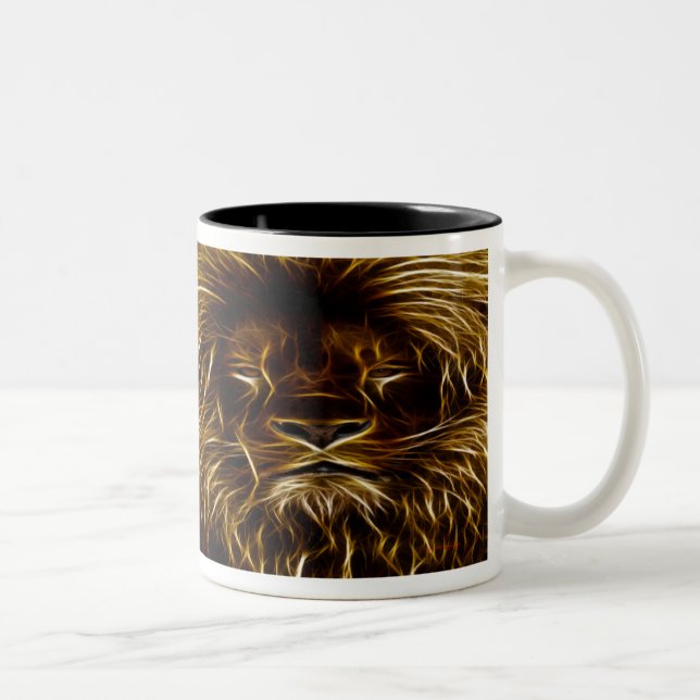 Lion of Light Two-Tone Coffee Mug (Right)