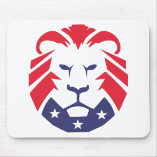 Lion of Patriots Mouse Pad