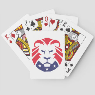 Lion of Patriots Playing Cards