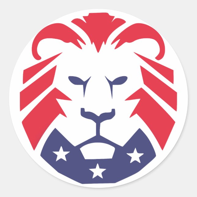 Lion of Patriots Sticker (Front)