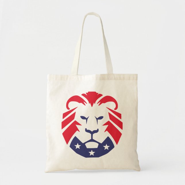 Lion of Patriots Tote Bag (Front)