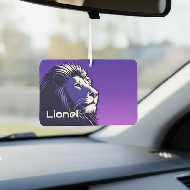 Lion of the 80's Personalised Car Air Freshener (Creator Uploaded)