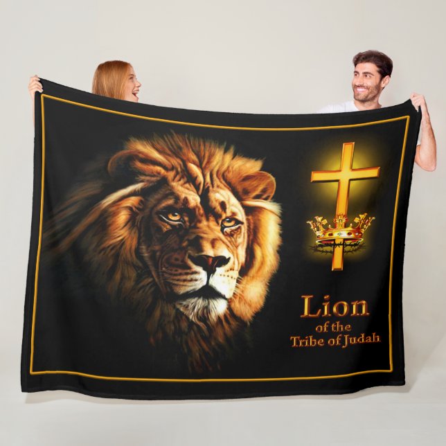 LION of the TRIBE Fleece Blanket (In Situ)