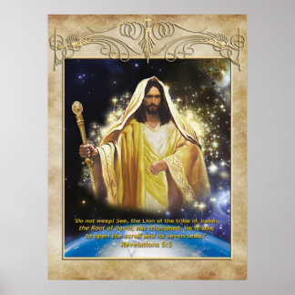 Lion Of The Tribe Judah Poster