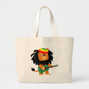Lion of Zion beach bag