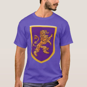 Lion on Purple Shield T-Shirt