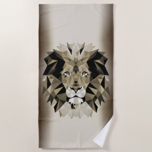 Lion on the Beach Towel