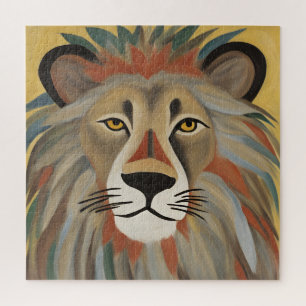 Lion Painting Jigsaw Puzzle